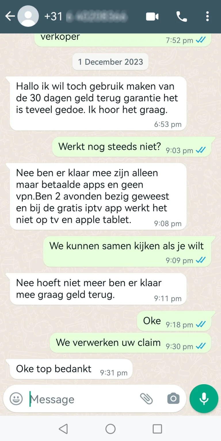 Klant beoordeling 6